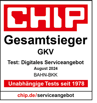 ECHIP-Siegel  „Gesamtsieger gesetzliche Krankenversicherer“ digitales Versorgungsangebot